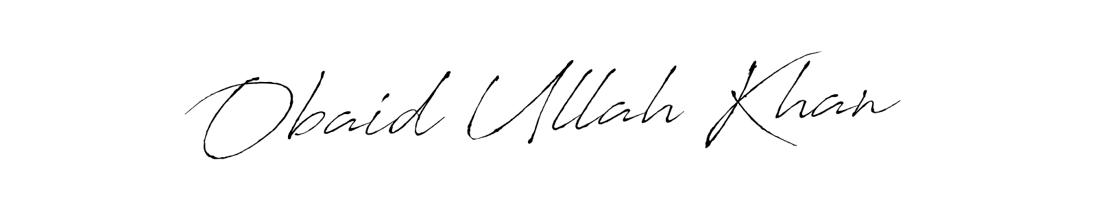 It looks lik you need a new signature style for name Obaid Ullah Khan. Design unique handwritten (Antro_Vectra) signature with our free signature maker in just a few clicks. Obaid Ullah Khan signature style 6 images and pictures png