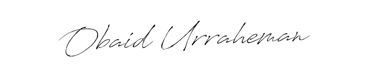 Use a signature maker to create a handwritten signature online. With this signature software, you can design (Antro_Vectra) your own signature for name Obaid Urraheman. Obaid Urraheman signature style 6 images and pictures png