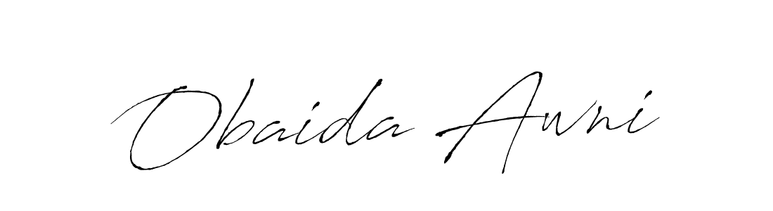 Use a signature maker to create a handwritten signature online. With this signature software, you can design (Antro_Vectra) your own signature for name Obaida Awni. Obaida Awni signature style 6 images and pictures png