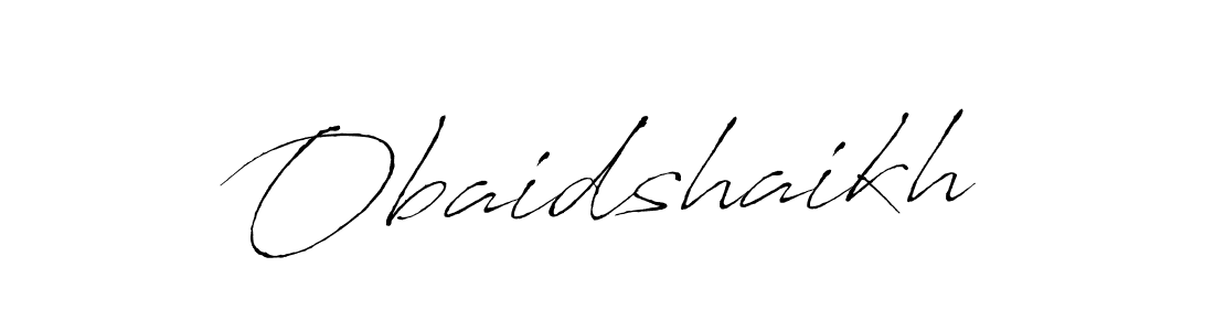 Obaidshaikh stylish signature style. Best Handwritten Sign (Antro_Vectra) for my name. Handwritten Signature Collection Ideas for my name Obaidshaikh. Obaidshaikh signature style 6 images and pictures png