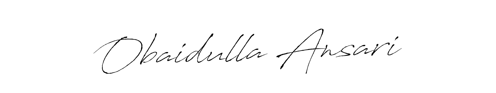 Use a signature maker to create a handwritten signature online. With this signature software, you can design (Antro_Vectra) your own signature for name Obaidulla Ansari. Obaidulla Ansari signature style 6 images and pictures png