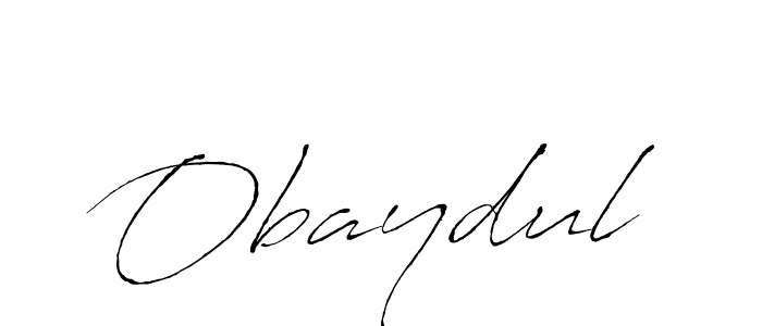 Design your own signature with our free online signature maker. With this signature software, you can create a handwritten (Antro_Vectra) signature for name Obaydul. Obaydul signature style 6 images and pictures png