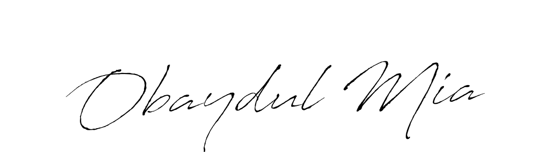 Use a signature maker to create a handwritten signature online. With this signature software, you can design (Antro_Vectra) your own signature for name Obaydul Mia. Obaydul Mia signature style 6 images and pictures png