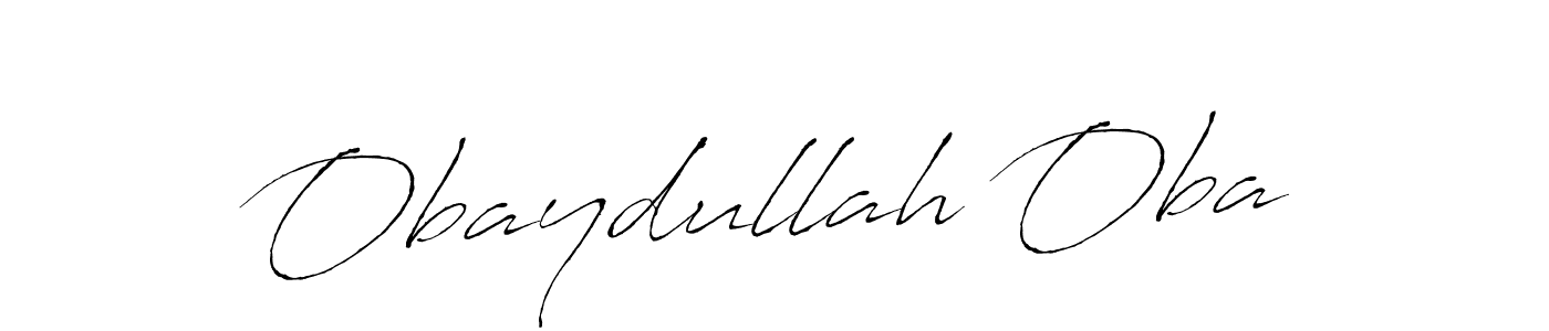 Obaydullah Oba stylish signature style. Best Handwritten Sign (Antro_Vectra) for my name. Handwritten Signature Collection Ideas for my name Obaydullah Oba. Obaydullah Oba signature style 6 images and pictures png