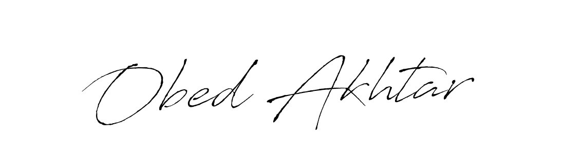 Similarly Antro_Vectra is the best handwritten signature design. Signature creator online .You can use it as an online autograph creator for name Obed Akhtar. Obed Akhtar signature style 6 images and pictures png