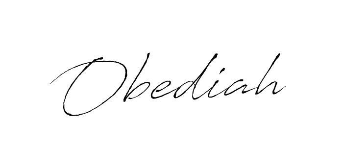 Use a signature maker to create a handwritten signature online. With this signature software, you can design (Antro_Vectra) your own signature for name Obediah. Obediah signature style 6 images and pictures png