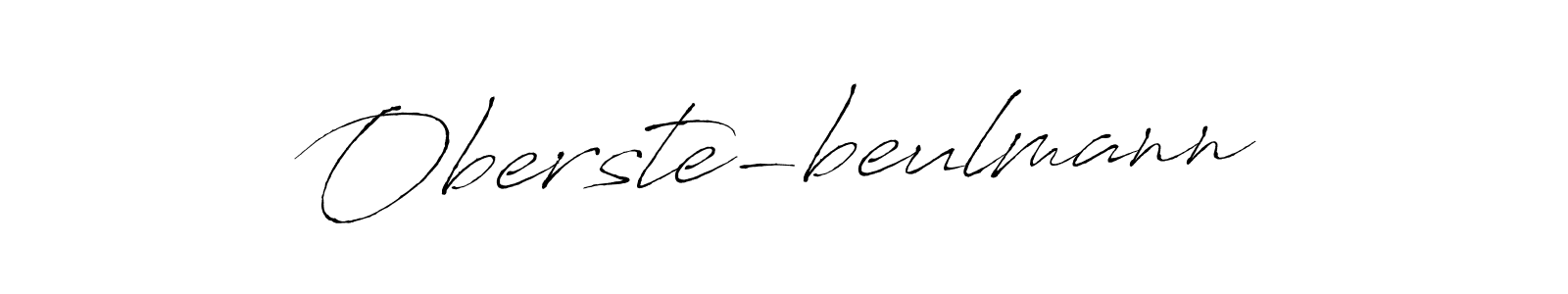 Make a beautiful signature design for name Oberste-beulmann. With this signature (Antro_Vectra) style, you can create a handwritten signature for free. Oberste-beulmann signature style 6 images and pictures png