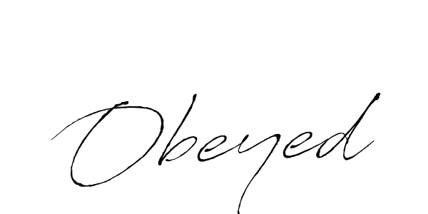 Once you've used our free online signature maker to create your best signature Antro_Vectra style, it's time to enjoy all of the benefits that Obeyed name signing documents. Obeyed signature style 6 images and pictures png