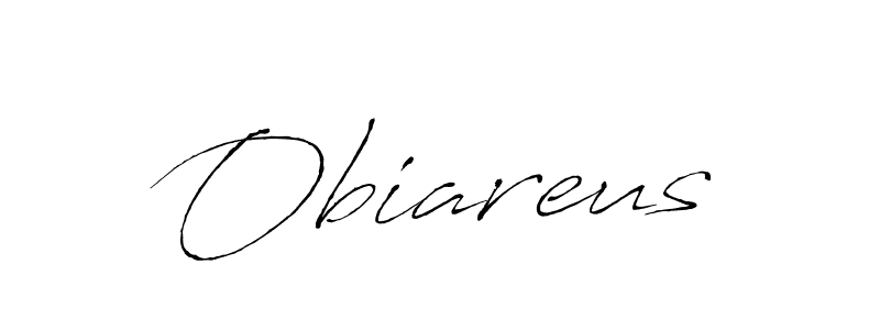How to make Obiareus signature? Antro_Vectra is a professional autograph style. Create handwritten signature for Obiareus name. Obiareus signature style 6 images and pictures png