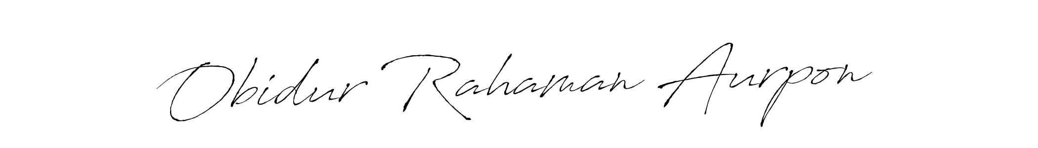 Make a beautiful signature design for name Obidur Rahaman Aurpon. Use this online signature maker to create a handwritten signature for free. Obidur Rahaman Aurpon signature style 6 images and pictures png