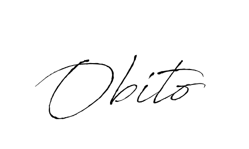 Design your own signature with our free online signature maker. With this signature software, you can create a handwritten (Antro_Vectra) signature for name Obito. Obito signature style 6 images and pictures png