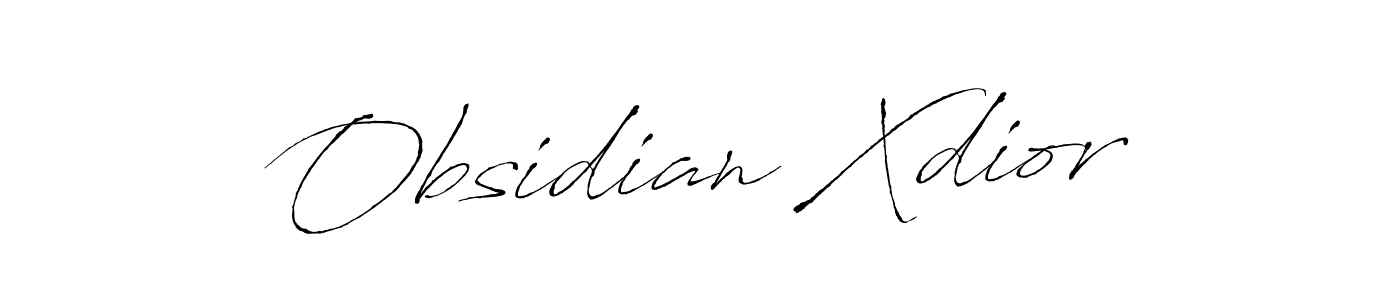Also You can easily find your signature by using the search form. We will create Obsidian Xdior name handwritten signature images for you free of cost using Antro_Vectra sign style. Obsidian Xdior signature style 6 images and pictures png