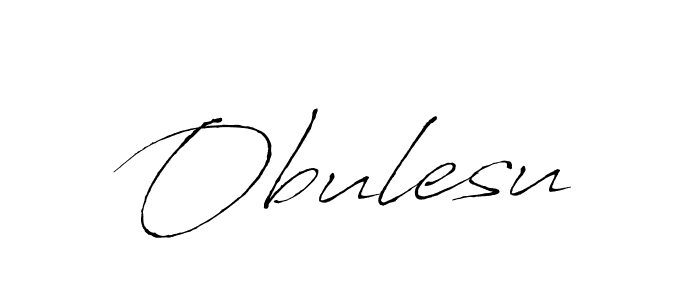 Create a beautiful signature design for name Obulesu. With this signature (Antro_Vectra) fonts, you can make a handwritten signature for free. Obulesu signature style 6 images and pictures png