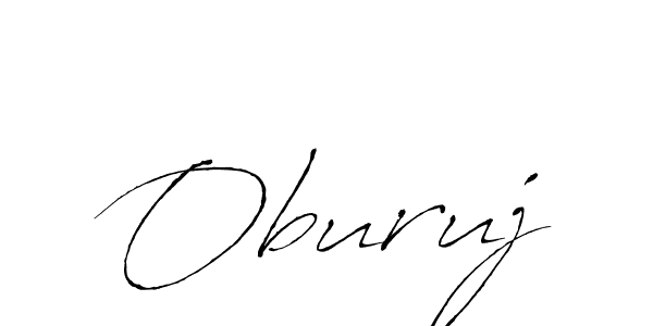 Oburuj stylish signature style. Best Handwritten Sign (Antro_Vectra) for my name. Handwritten Signature Collection Ideas for my name Oburuj. Oburuj signature style 6 images and pictures png