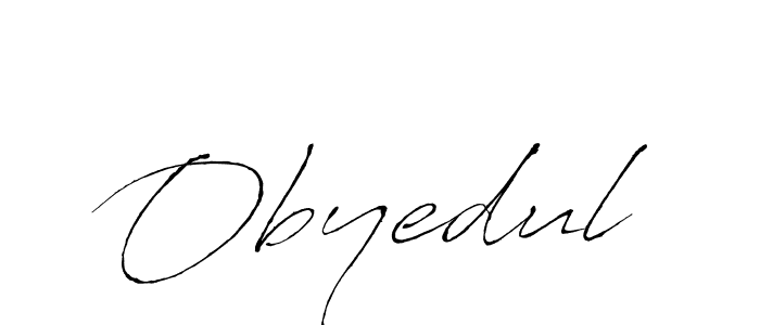 Also we have Obyedul name is the best signature style. Create professional handwritten signature collection using Antro_Vectra autograph style. Obyedul signature style 6 images and pictures png