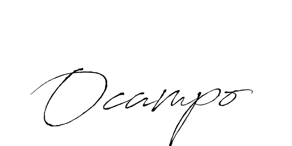 Use a signature maker to create a handwritten signature online. With this signature software, you can design (Antro_Vectra) your own signature for name Ocampo. Ocampo signature style 6 images and pictures png
