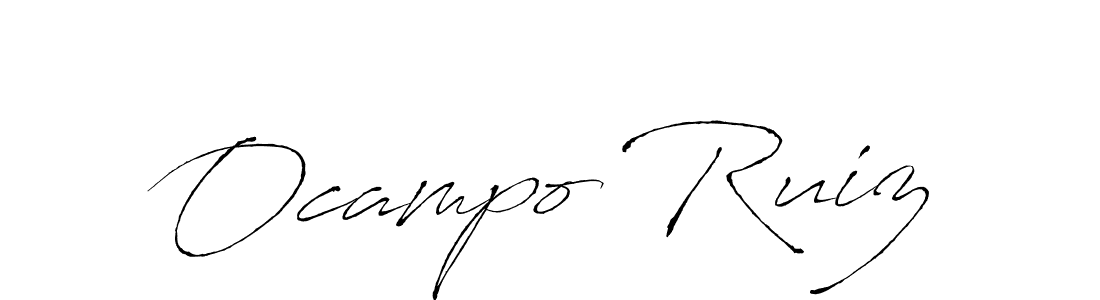 Similarly Antro_Vectra is the best handwritten signature design. Signature creator online .You can use it as an online autograph creator for name Ocampo Ruiz. Ocampo Ruiz signature style 6 images and pictures png