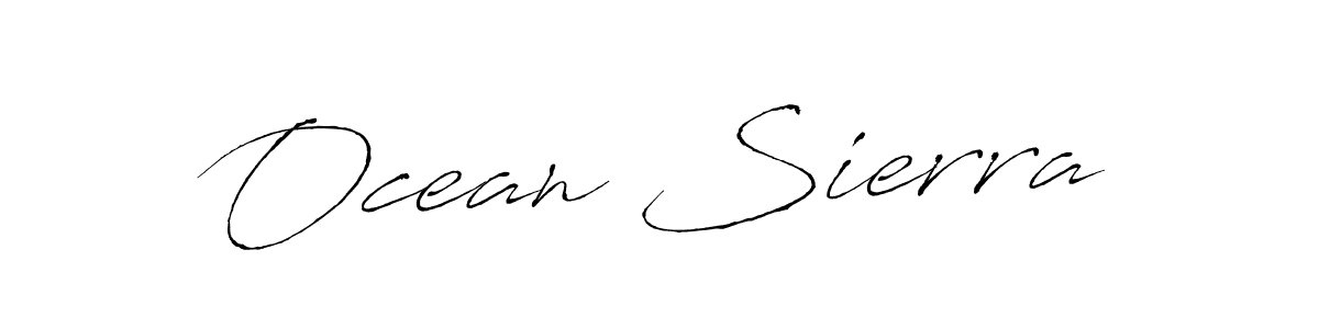 Antro_Vectra is a professional signature style that is perfect for those who want to add a touch of class to their signature. It is also a great choice for those who want to make their signature more unique. Get Ocean Sierra name to fancy signature for free. Ocean Sierra signature style 6 images and pictures png