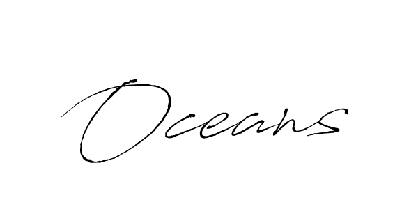 Design your own signature with our free online signature maker. With this signature software, you can create a handwritten (Antro_Vectra) signature for name Oceans. Oceans signature style 6 images and pictures png