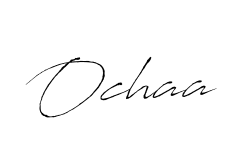 Design your own signature with our free online signature maker. With this signature software, you can create a handwritten (Antro_Vectra) signature for name Ochaa. Ochaa signature style 6 images and pictures png