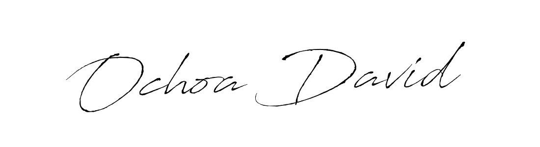 How to make Ochoa David signature? Antro_Vectra is a professional autograph style. Create handwritten signature for Ochoa David name. Ochoa David signature style 6 images and pictures png