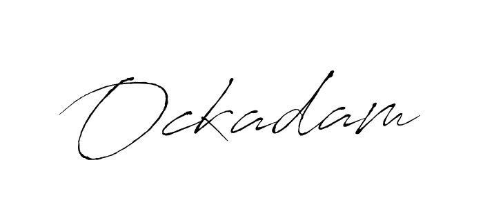 Make a beautiful signature design for name Ockadam. Use this online signature maker to create a handwritten signature for free. Ockadam signature style 6 images and pictures png