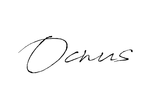 How to make Ocnus name signature. Use Antro_Vectra style for creating short signs online. This is the latest handwritten sign. Ocnus signature style 6 images and pictures png