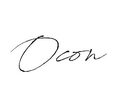 if you are searching for the best signature style for your name Ocon. so please give up your signature search. here we have designed multiple signature styles  using Antro_Vectra. Ocon signature style 6 images and pictures png