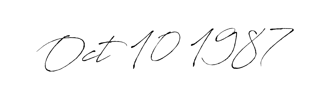 Design your own signature with our free online signature maker. With this signature software, you can create a handwritten (Antro_Vectra) signature for name Oct 10 1987. Oct 10 1987 signature style 6 images and pictures png