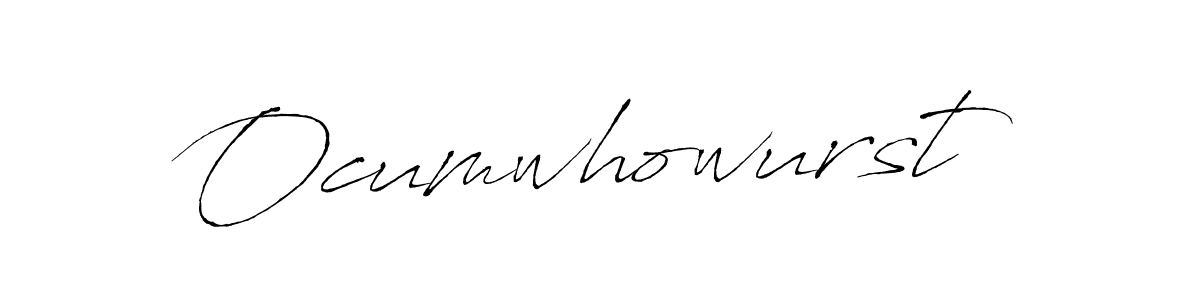 How to Draw Ocumwhowurst signature style? Antro_Vectra is a latest design signature styles for name Ocumwhowurst. Ocumwhowurst signature style 6 images and pictures png