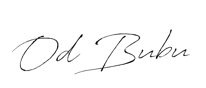 Create a beautiful signature design for name Od Bubu. With this signature (Antro_Vectra) fonts, you can make a handwritten signature for free. Od Bubu signature style 6 images and pictures png