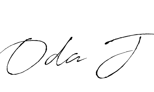 How to make Oda J signature? Antro_Vectra is a professional autograph style. Create handwritten signature for Oda J name. Oda J signature style 6 images and pictures png