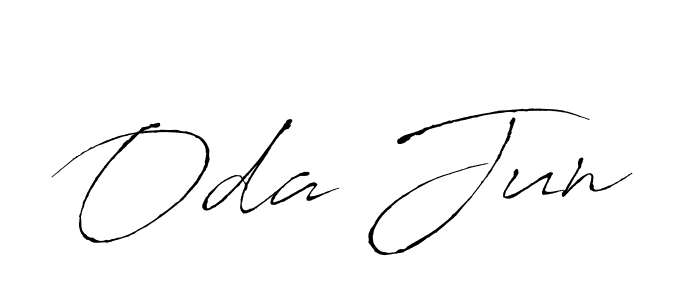 Also You can easily find your signature by using the search form. We will create Oda Jun name handwritten signature images for you free of cost using Antro_Vectra sign style. Oda Jun signature style 6 images and pictures png