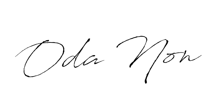 Create a beautiful signature design for name Oda Non. With this signature (Antro_Vectra) fonts, you can make a handwritten signature for free. Oda Non signature style 6 images and pictures png