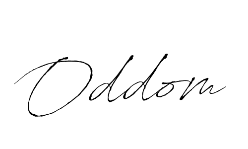 Oddom stylish signature style. Best Handwritten Sign (Antro_Vectra) for my name. Handwritten Signature Collection Ideas for my name Oddom. Oddom signature style 6 images and pictures png