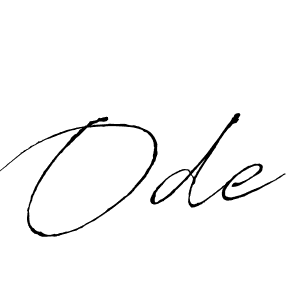 Also we have Ode name is the best signature style. Create professional handwritten signature collection using Antro_Vectra autograph style. Ode signature style 6 images and pictures png
