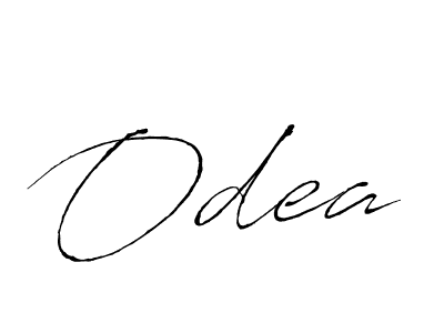 Odea stylish signature style. Best Handwritten Sign (Antro_Vectra) for my name. Handwritten Signature Collection Ideas for my name Odea. Odea signature style 6 images and pictures png