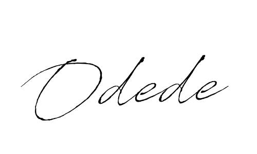 Use a signature maker to create a handwritten signature online. With this signature software, you can design (Antro_Vectra) your own signature for name Odede. Odede signature style 6 images and pictures png