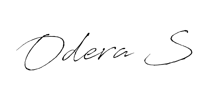 Use a signature maker to create a handwritten signature online. With this signature software, you can design (Antro_Vectra) your own signature for name Odera S. Odera S signature style 6 images and pictures png