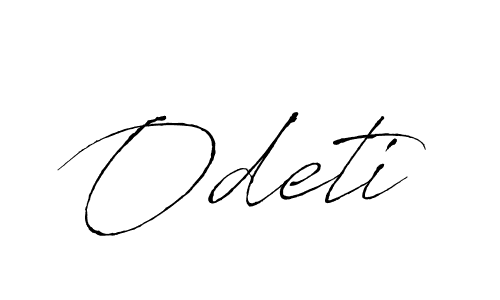 Also we have Odeti name is the best signature style. Create professional handwritten signature collection using Antro_Vectra autograph style. Odeti signature style 6 images and pictures png