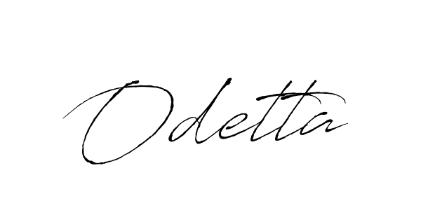 Make a beautiful signature design for name Odetta. With this signature (Antro_Vectra) style, you can create a handwritten signature for free. Odetta signature style 6 images and pictures png
