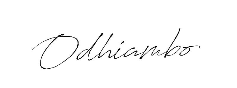 Design your own signature with our free online signature maker. With this signature software, you can create a handwritten (Antro_Vectra) signature for name Odhiambo. Odhiambo signature style 6 images and pictures png