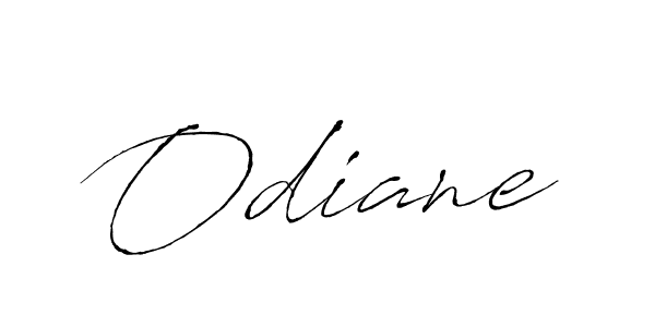 Odiane stylish signature style. Best Handwritten Sign (Antro_Vectra) for my name. Handwritten Signature Collection Ideas for my name Odiane. Odiane signature style 6 images and pictures png