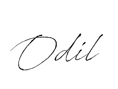 Make a beautiful signature design for name Odil. With this signature (Antro_Vectra) style, you can create a handwritten signature for free. Odil signature style 6 images and pictures png