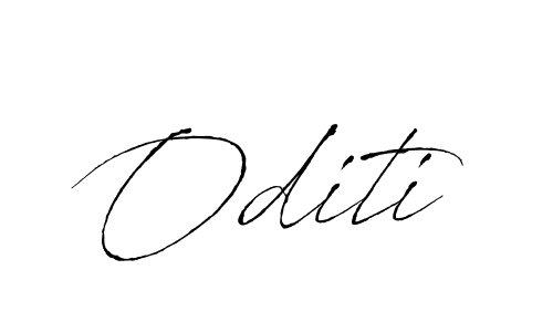 Create a beautiful signature design for name Oditi. With this signature (Antro_Vectra) fonts, you can make a handwritten signature for free. Oditi signature style 6 images and pictures png