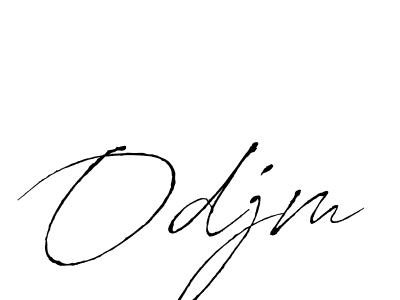 The best way (Antro_Vectra) to make a short signature is to pick only two or three words in your name. The name Odjm include a total of six letters. For converting this name. Odjm signature style 6 images and pictures png