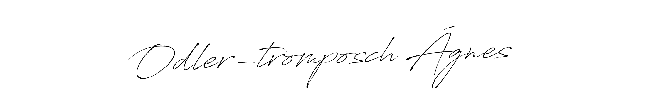 Make a beautiful signature design for name Odler-tromposch Ágnes. Use this online signature maker to create a handwritten signature for free. Odler-tromposch Ágnes signature style 6 images and pictures png