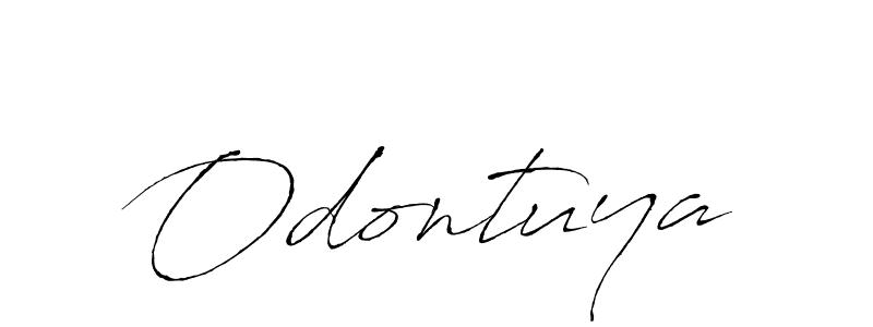 How to make Odontuya signature? Antro_Vectra is a professional autograph style. Create handwritten signature for Odontuya name. Odontuya signature style 6 images and pictures png