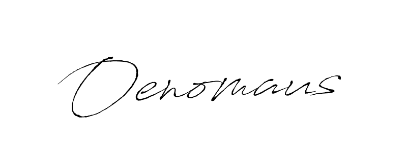 Design your own signature with our free online signature maker. With this signature software, you can create a handwritten (Antro_Vectra) signature for name Oenomaus. Oenomaus signature style 6 images and pictures png