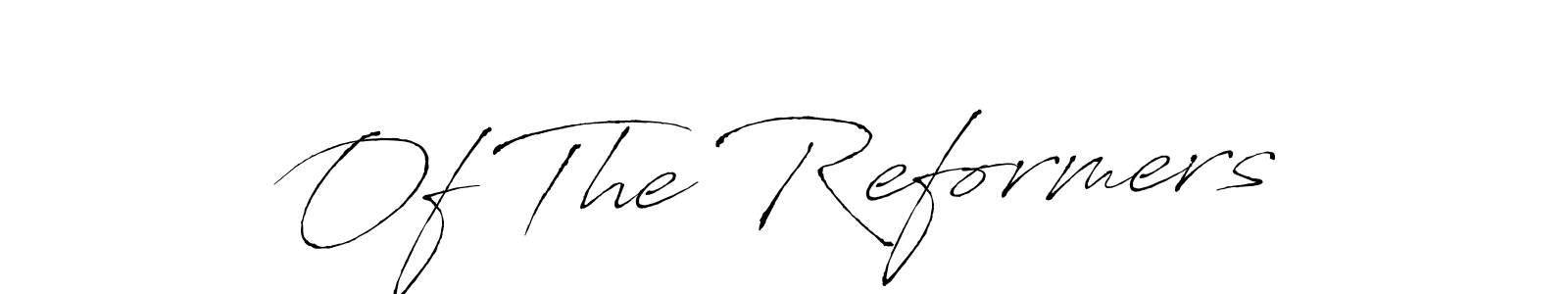 How to Draw Of The Reformers signature style? Antro_Vectra is a latest design signature styles for name Of The Reformers. Of The Reformers signature style 6 images and pictures png